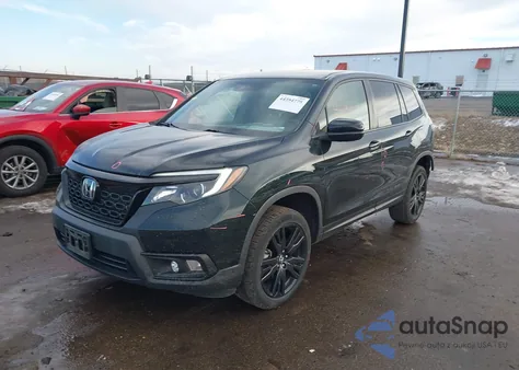 2019 Honda Passport Sport z USA, uszkodzony, nr VIN 5FNYF8H25KB019346
